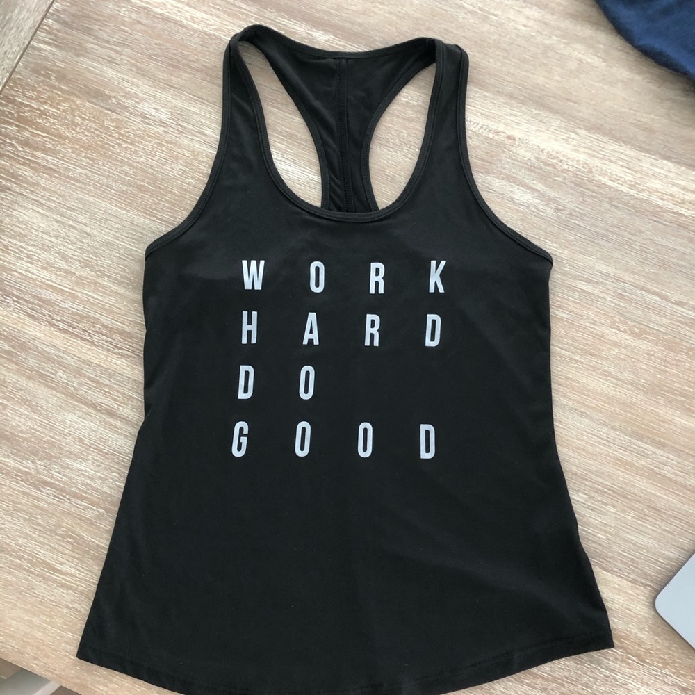 Good hYOUman workout tank top